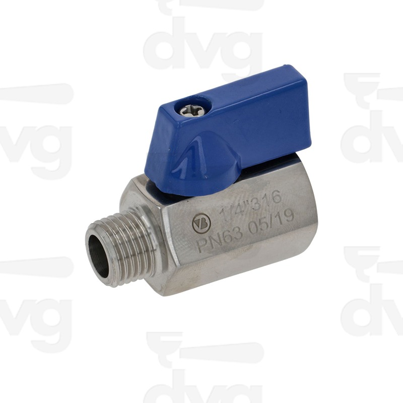 RUBINETTO A SFERA 1/4M 1/4F AISI 316L - SANREMO