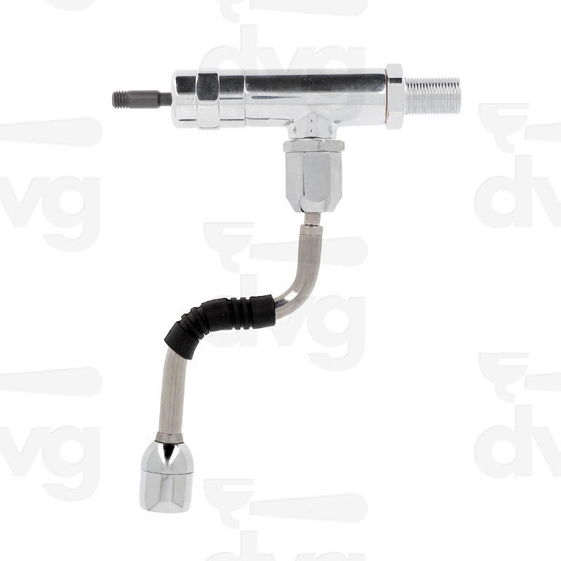 RUBINETTO ACQUA A LEVA 3/8 M8 INOX 124, FRANGIACQUA CROMATO