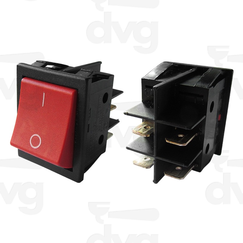 INTERRUTTORE BIPOLARE ROSSO 0-1- ORIGINALE WEGA