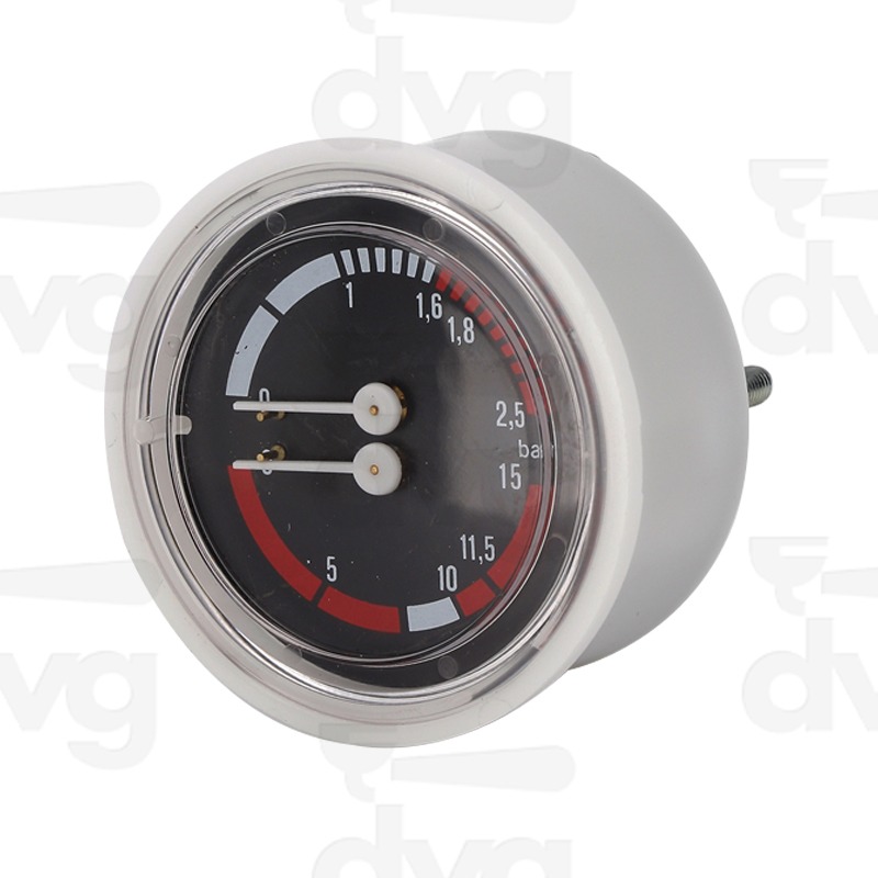 MANOMETRO CALDAIA POMPA D.63 0-2,5/0-15 BAR WEGA POLARIS
