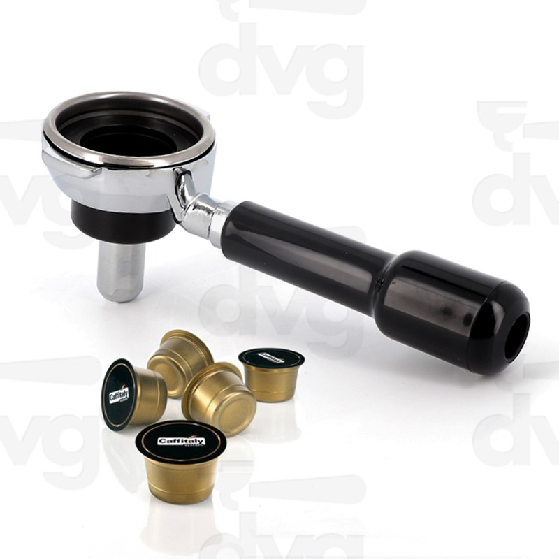 PORTAFILTRO CAPSULA SINGOLA  CAFFITALY® WEGA GRP D.58MM CON KIT SUPEREMULSIONE 