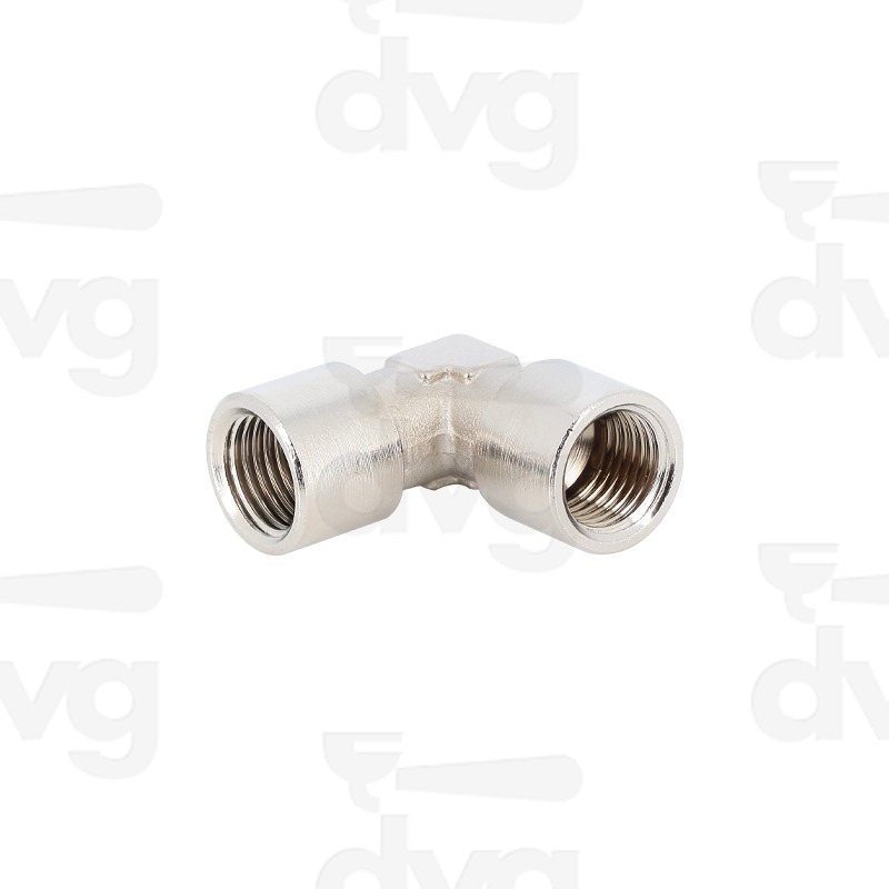 RACCORDO A L 1/4 FF NICHELATO