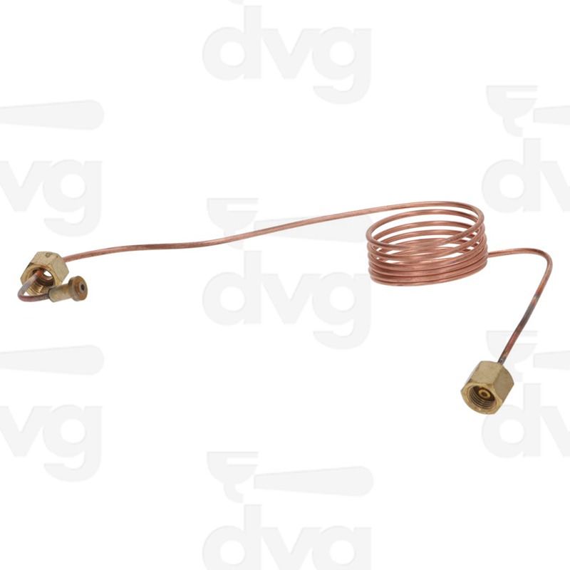 CAPILLARE RAME L.1000 MM SPIRALATO 1/8F 1/8F D.0,9X2X1000 CMA