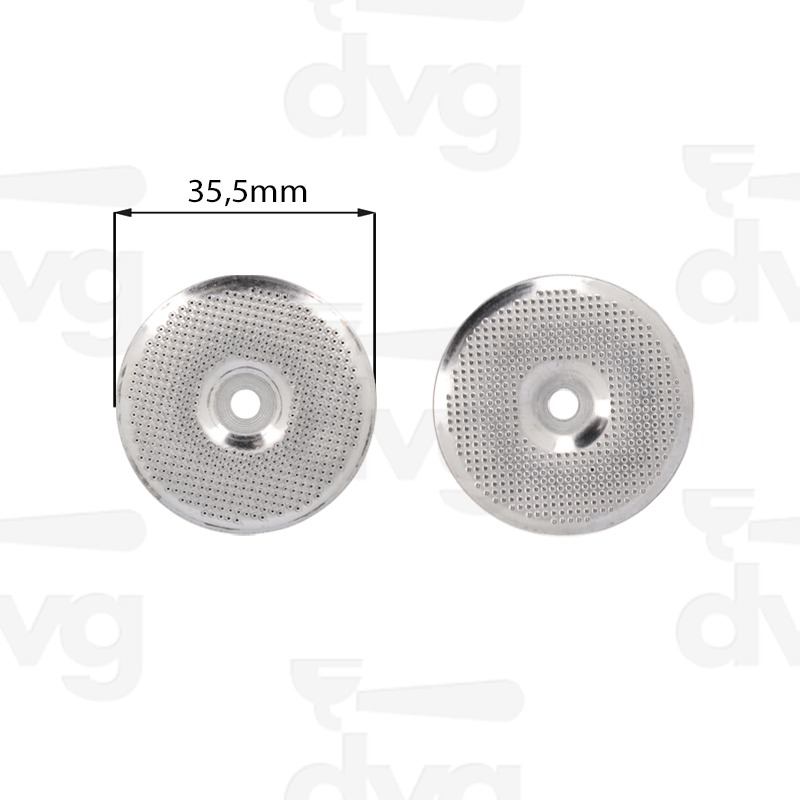 DOCCIA EROGAZIONE D.35,5 PER VITE M3 INOX 430