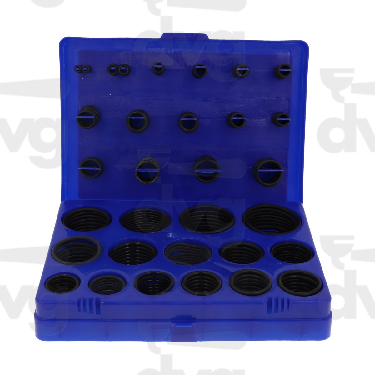 VALIGETTA ASSORTIMENTO O-RING EPDM, 367 PEZZI 30 MISURE