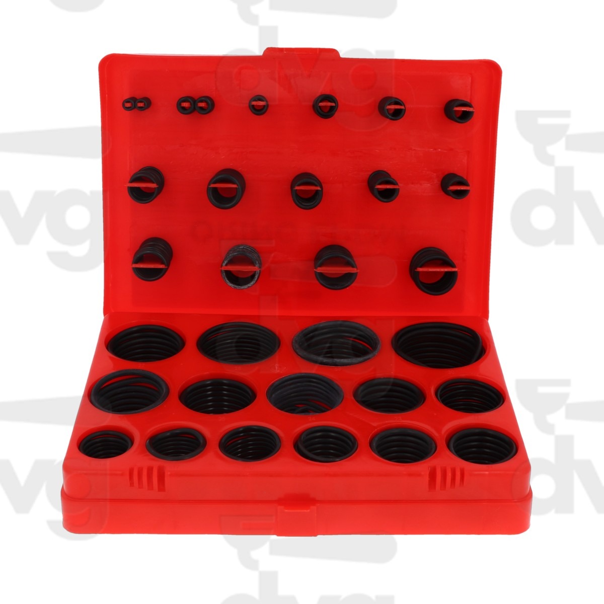 VALIGETTA ASSORTIMENTO O-RING EPDM, 367 PEZZI 30 MISURE