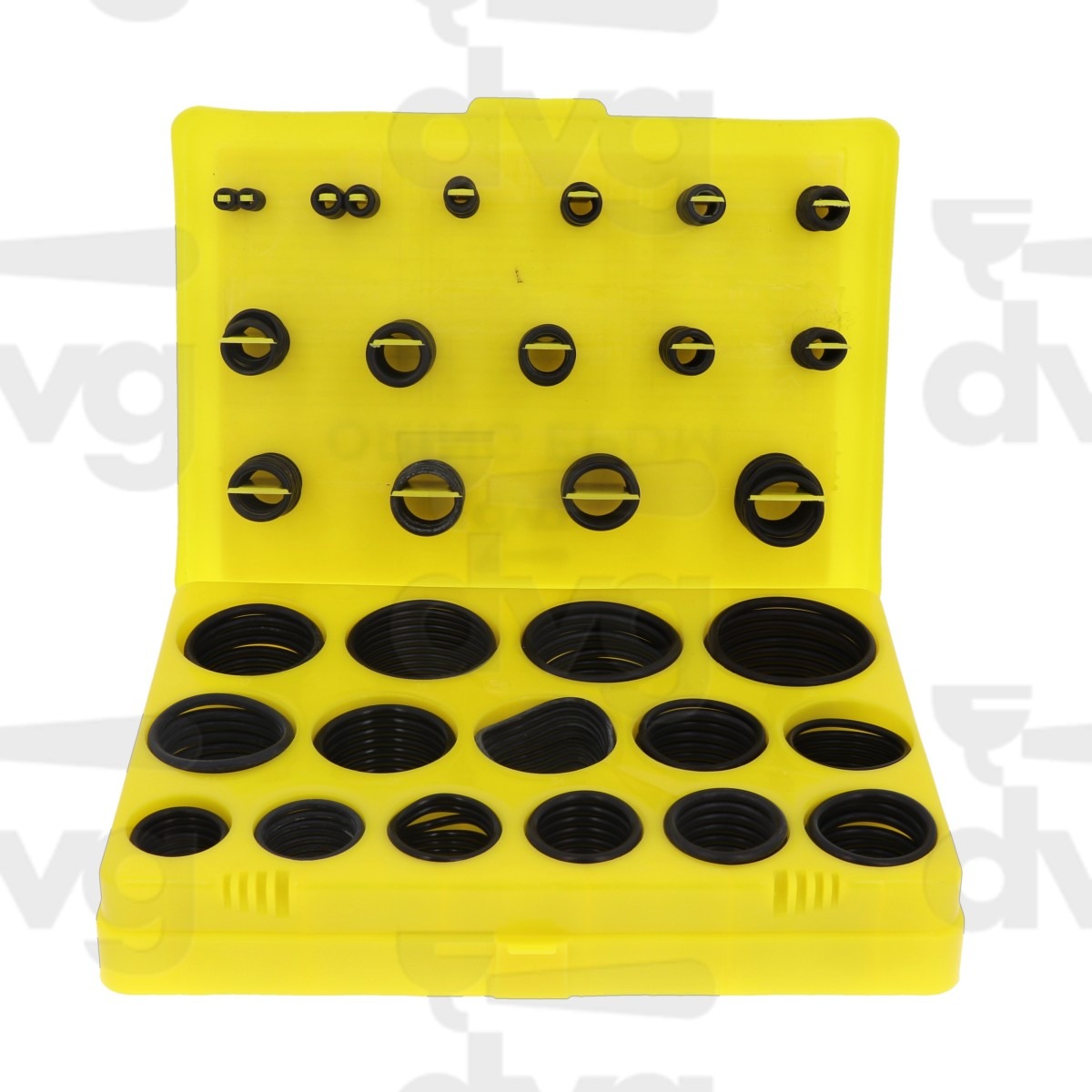 VALIGETTA ASSORTIMENTO O-RING EPDM, 367 PEZZI 30 MISURE