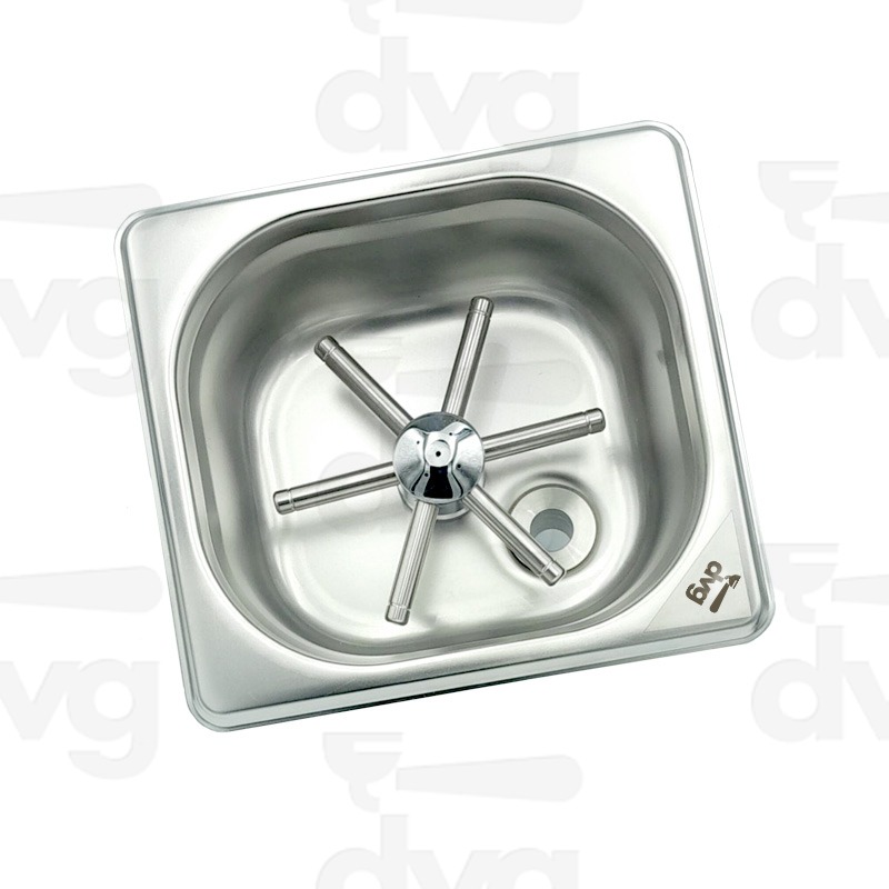 LAVA LATTIERA DA BANCO 176X162X65MM ACCIAIO INOX