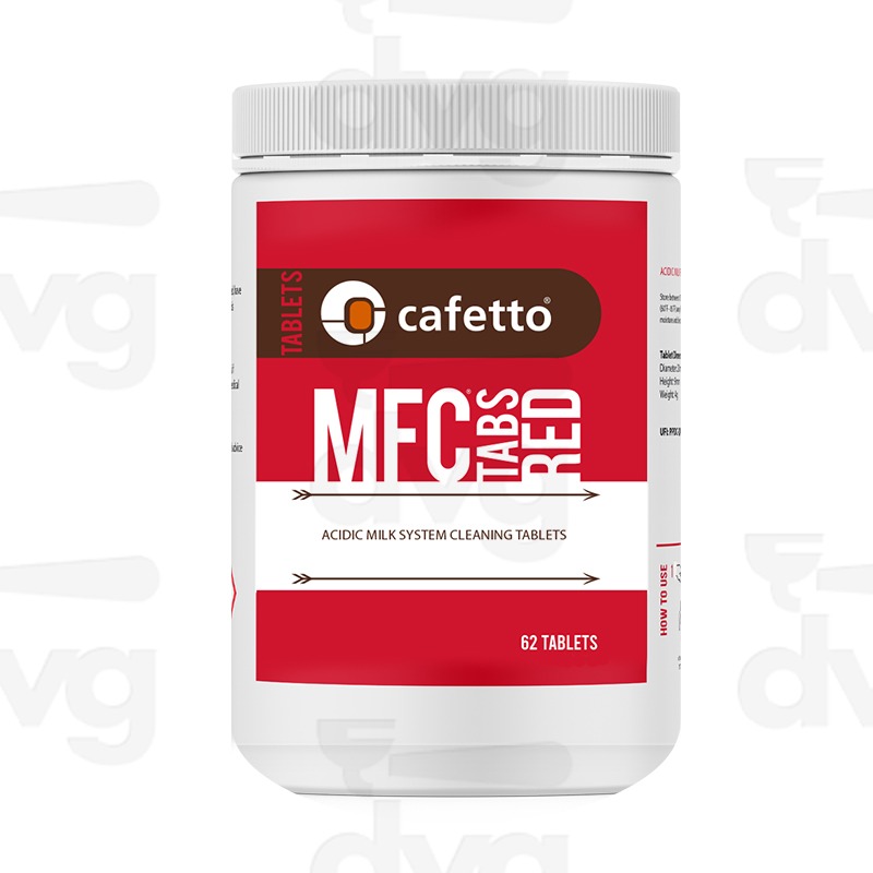 CAFETTO DETERGENTE LATTE MCF ROSSO - SUPERAUTOMATICHE 62 PASTIGLIE 9G