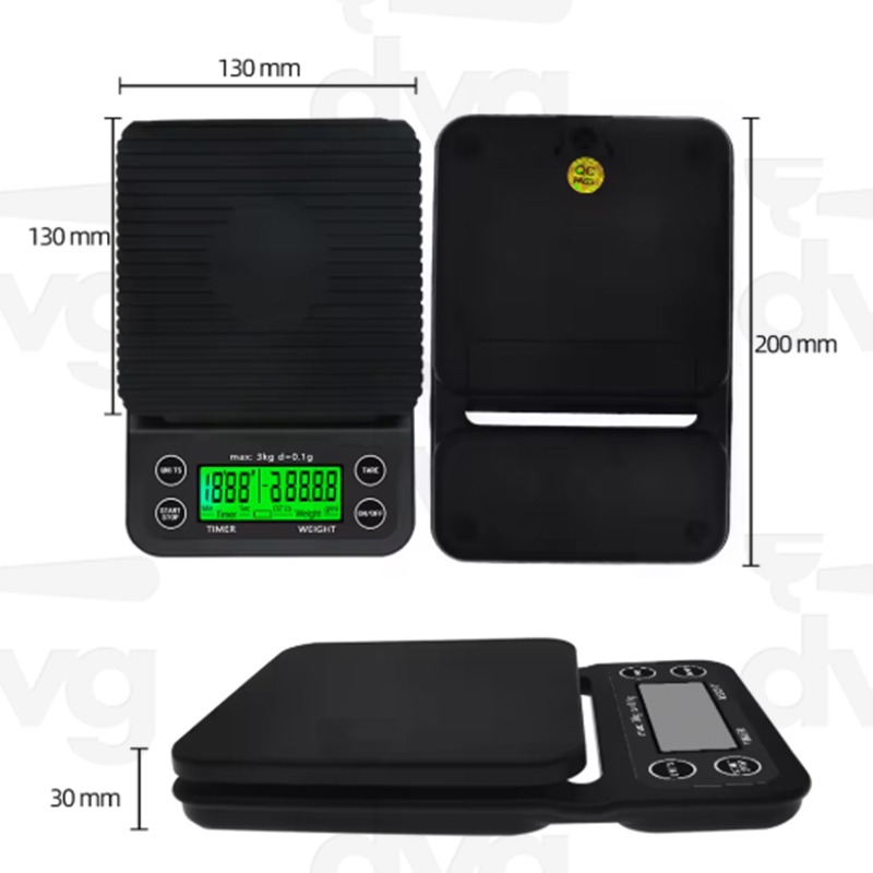 BILANCIA DIGITALE KC 3500G MULTIRANGE CON TIMER