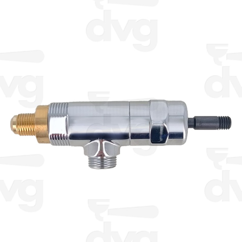 RUBINETTO LEVA ACQUA/VAPORE COMPATTO CH22 ANTIROTAZIONE CROMATO LUCIDO