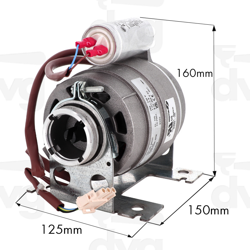 MOTORE SISME A FASCETTA COMPATTO 150W 208/240V 50/60Hz 1,2A UL