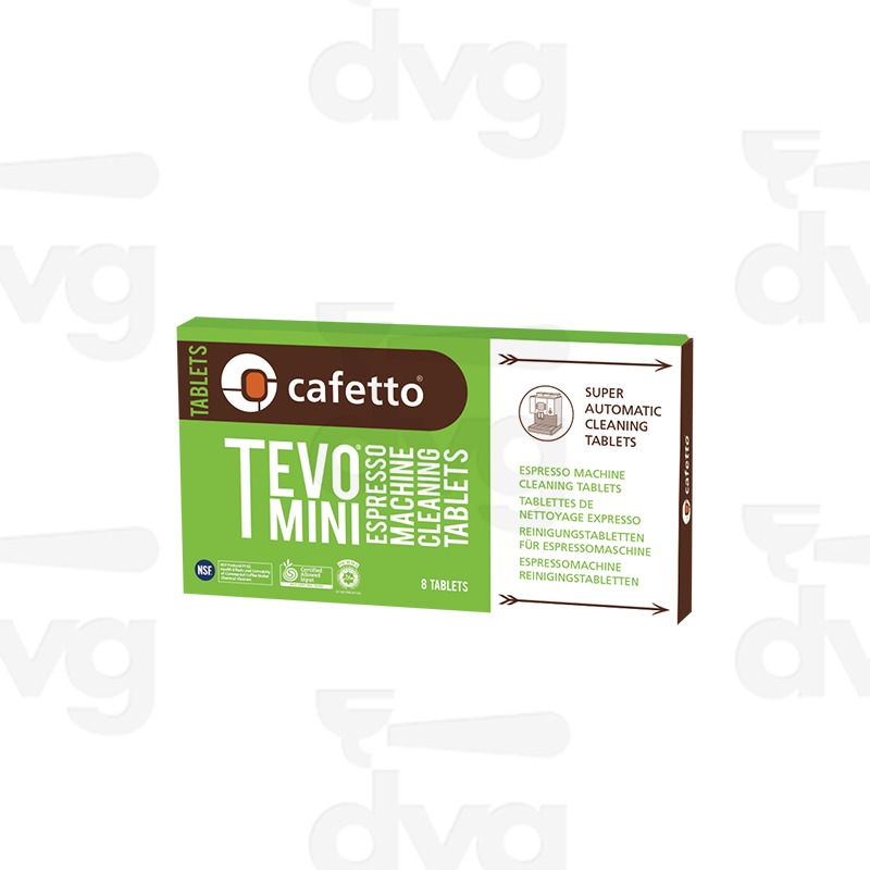 CAFETTO DETERGENTE GRUPPO TEVO MINI 8 PASTIGLIE DA 1,5G - ORGANIC