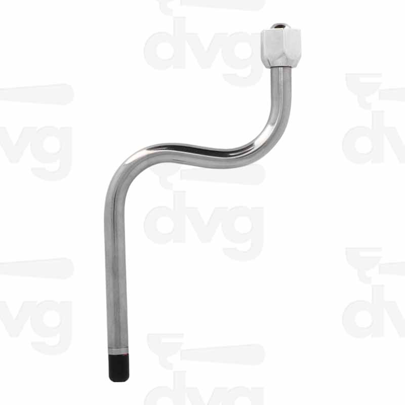LANCIA VAPORE INOX D.12 DADO LUCIDO CON SPRUZZATORE PEEK CILINDRICO 4F D.1,5 -FREDDA