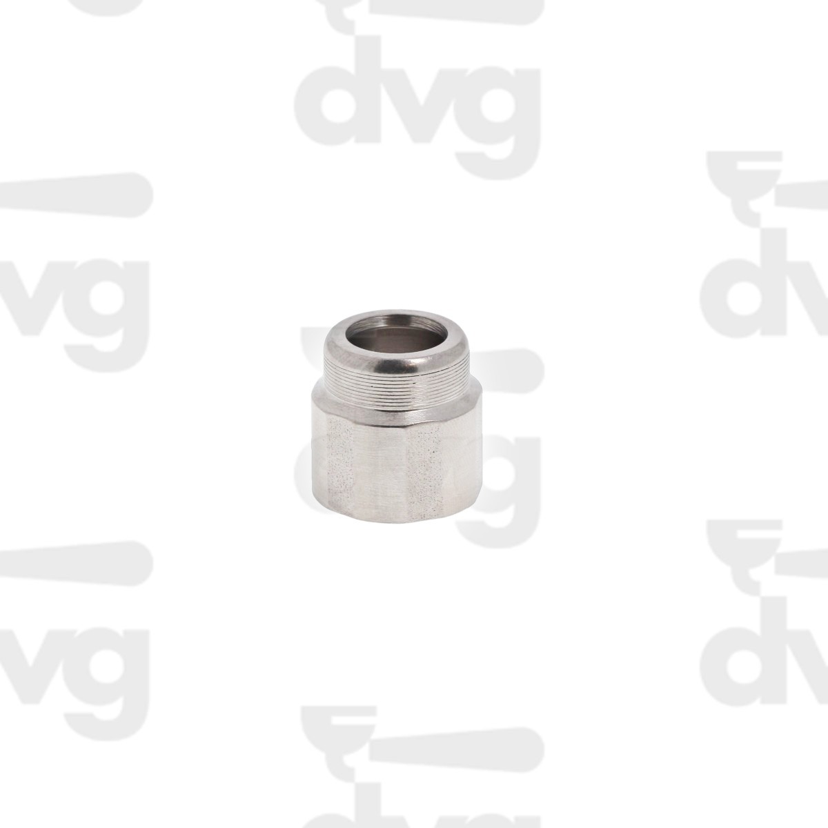 DADO SNODO LANCIA 3/8 INOX HEX 22 H.22 D.19 -AISI 303