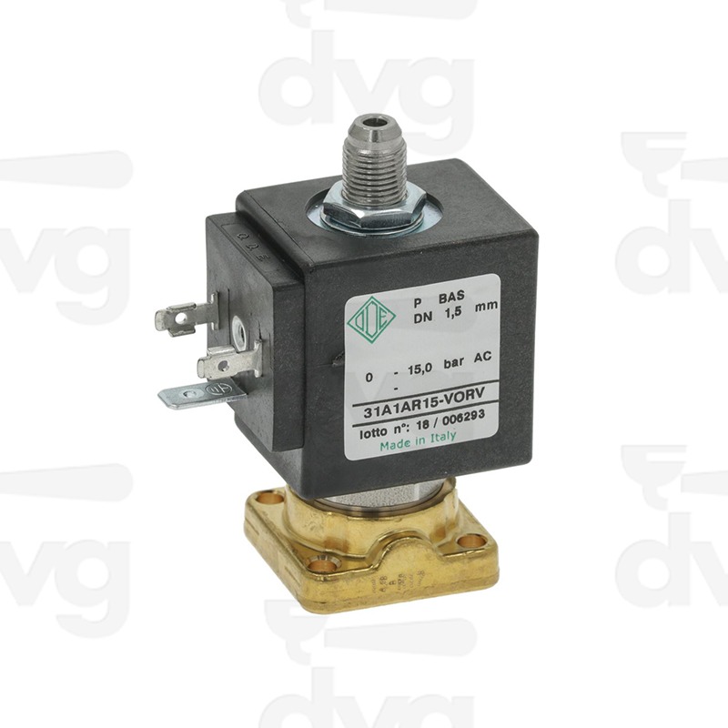 ELETTROVALVOLA ODE 3 VIE BASETTA 220V DN1,5 15BAR 8W