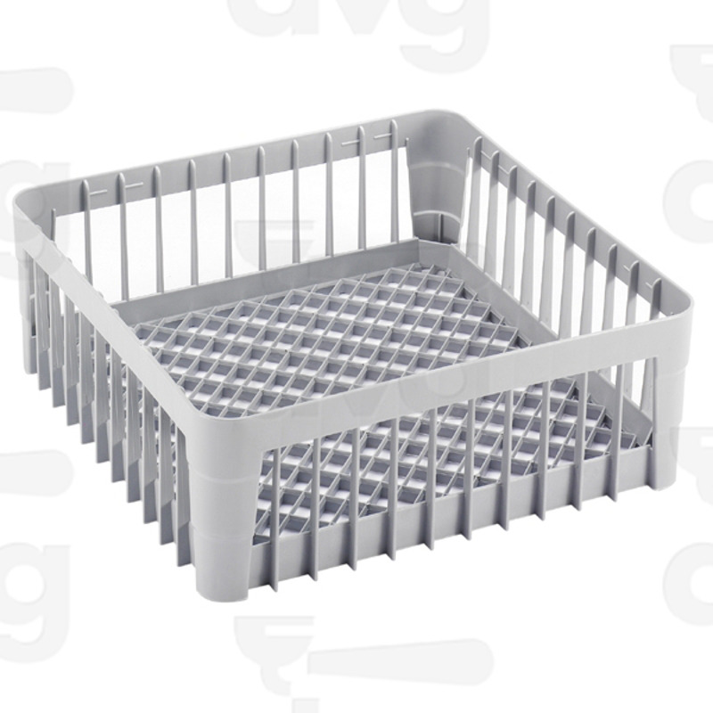 CESTO QUADRATO PLASTICA 38x38xH15 CON ANGOLARE