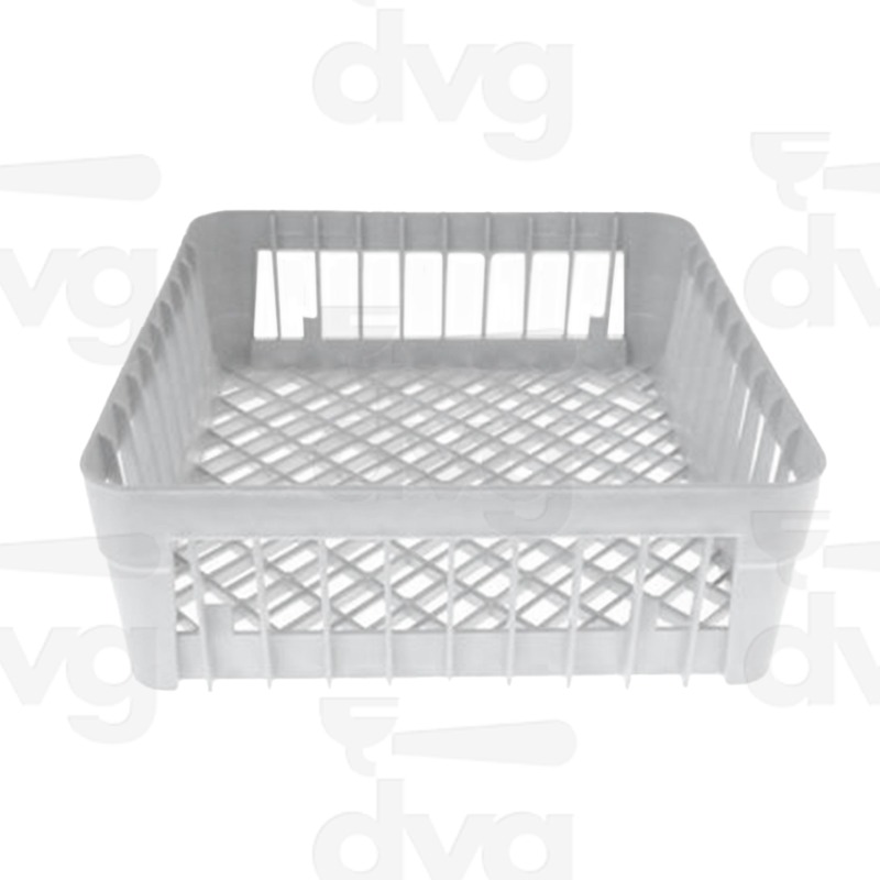 CESTO QUADRATO PLASTICA 40x40xH15 SENZA ANGOLARE