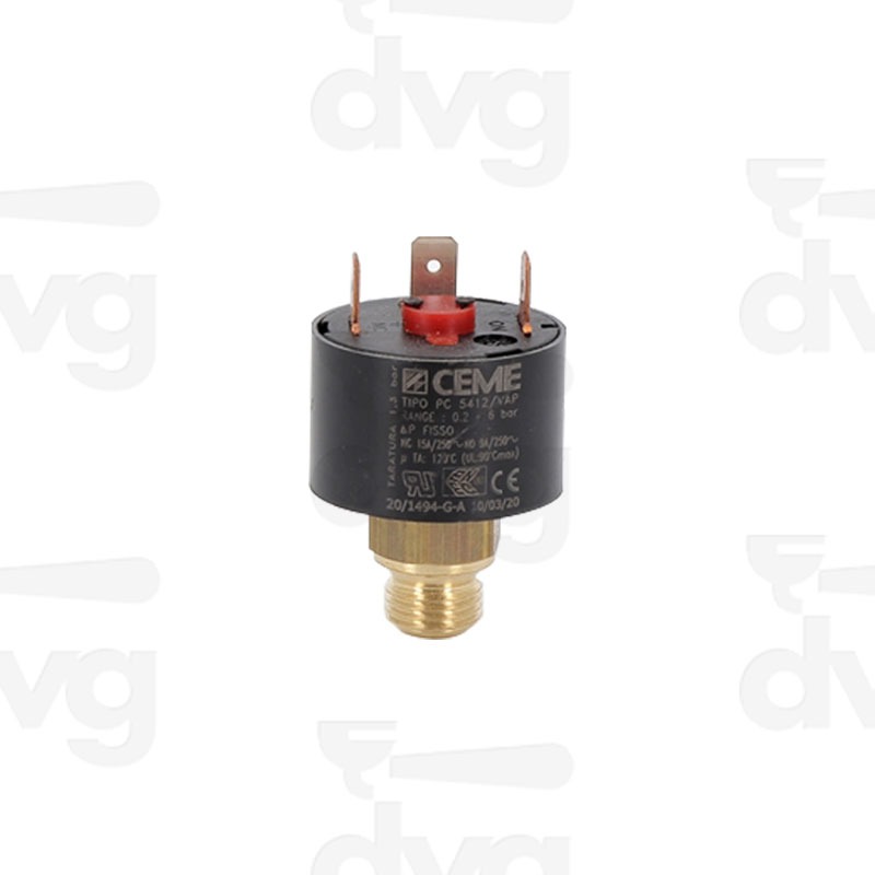 PRESSOSTATO MINI 1,3 BAR 1/4"G DIFFERENZIALE FISSO