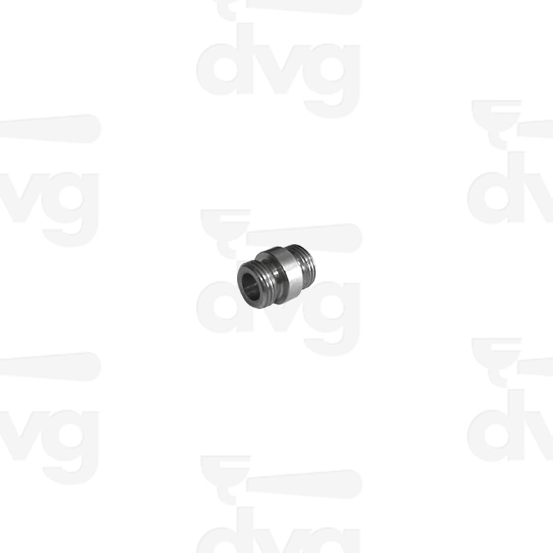 RACCORDO INOX FILETTATO MASCHIO-MASCHIO  PER PROLUNGA TUBO VAPORE INOX D.10