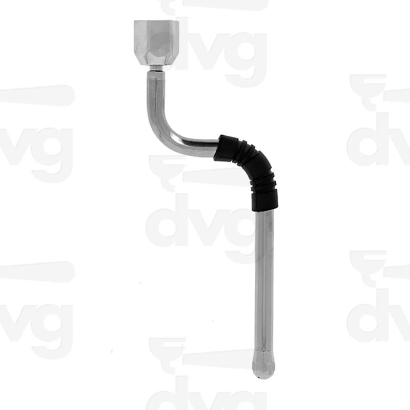 LANCIA VAPORE INOX K7 L.185MM CON DADO ALTO CROMATO, SPRUZZATORE ESAGONALE 3F, D.1,2