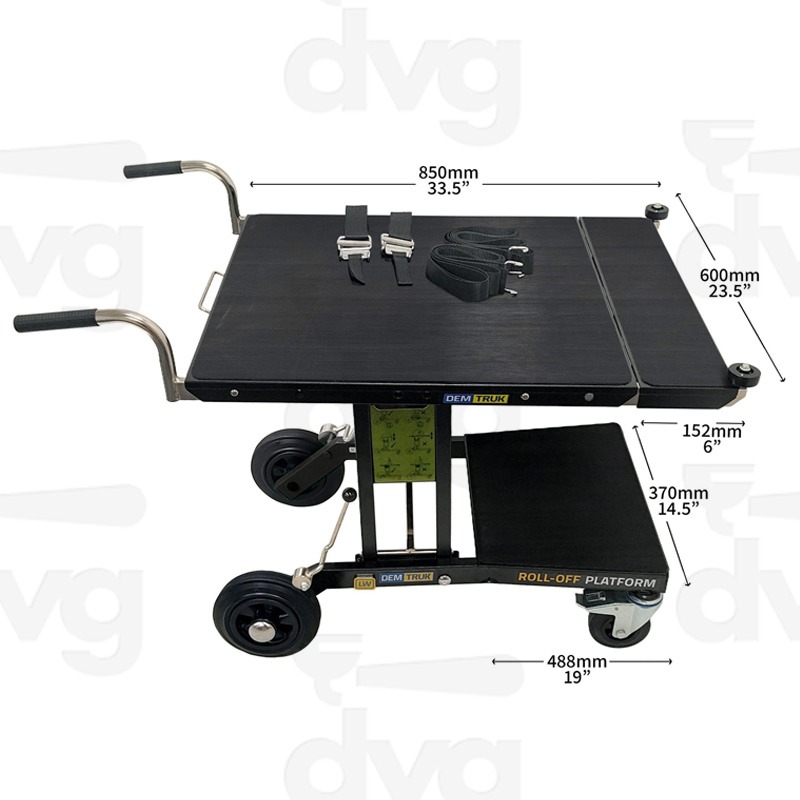 CARRELLO 85X60 CM C/TOP E BASE LEGGERA