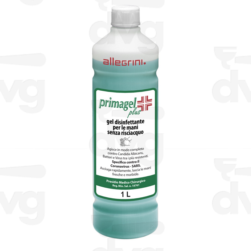GEL DISINFETTANTE MANI SENZA RISCIACQUO DA 1LT PRIMAGEL - PRESIDIO MEDICO