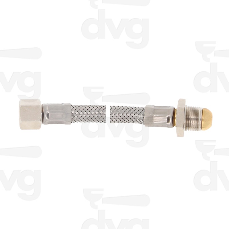 TUBO FLESSIBILE 40CM 1/4F 3/8M SEDE CONICA