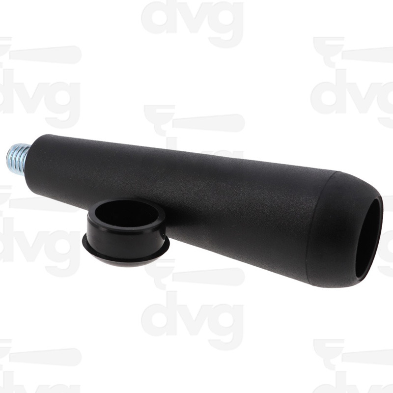 MANOPOLA PORTAFILTRO COMFORT M12 NERA CON TAPPO NERO LUCIDO
