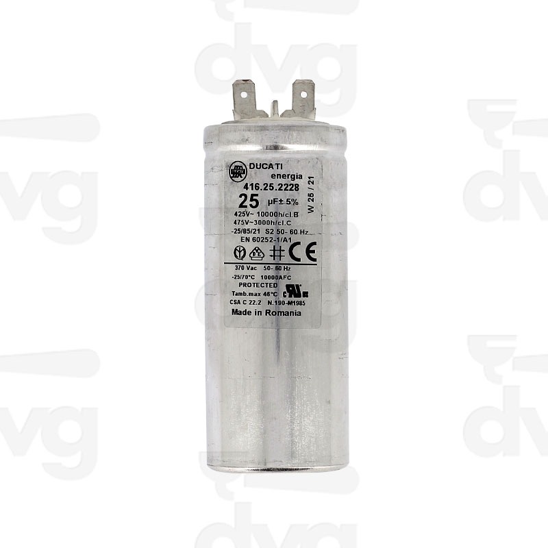 CONDENSATORE 25MF 110V