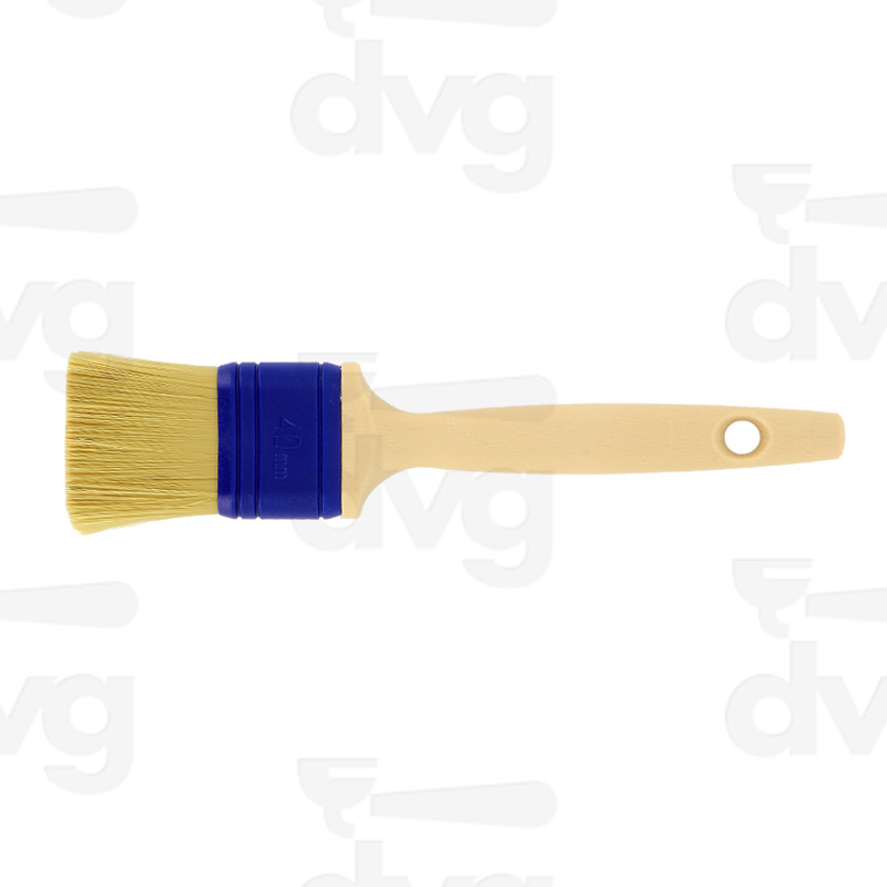 PENNELLO CON SETOLE IN NYLON PET BIONDE L.40MM, MANICO IN FINTO LEGNO