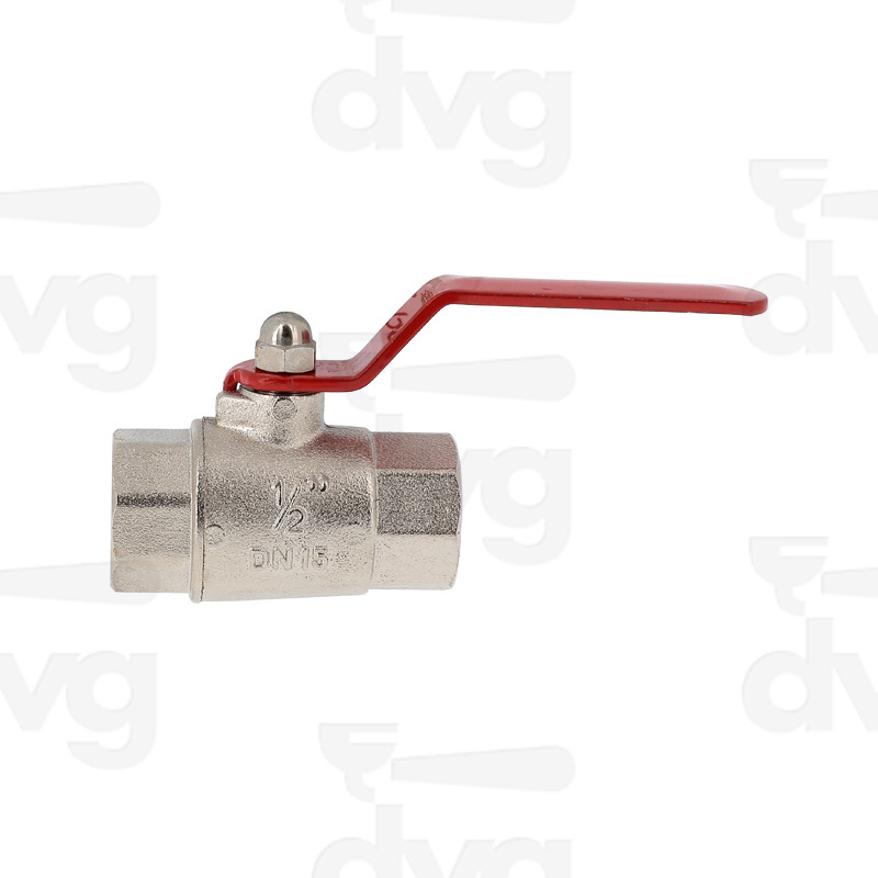RUBINETTO A SFERA  1/2''F  1/2''F  DN15 - LEVA IN METALLO