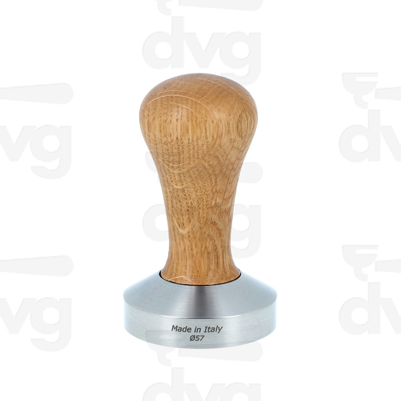 PRESSINO CLASS, LEGNO ROVERE CON BASE INOX D.57MM FONDO PIATTO