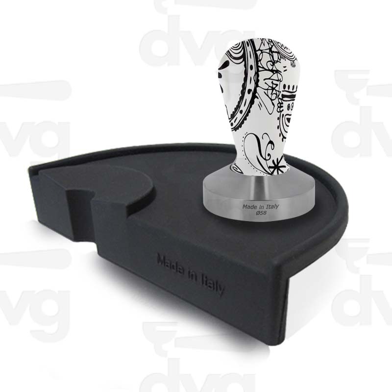 TAPPETINO EASY SILICONE VMQ 60 NERO CON PRESSINO EGGY SHABBY CHIC D.58MM