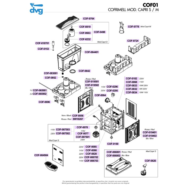 COFRIMELL - FRIGO BIBITE MOD. CAPRI S/M