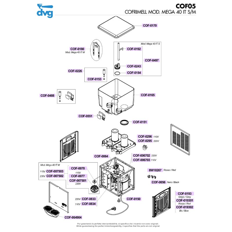 COFRIMELL - FRIGO BIBITE MOD. MEGA 40 S/M