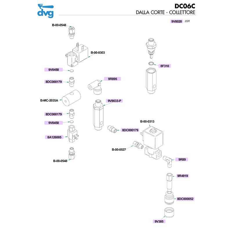 DALLA CORTE - COLLETTORE - MOD. MINA