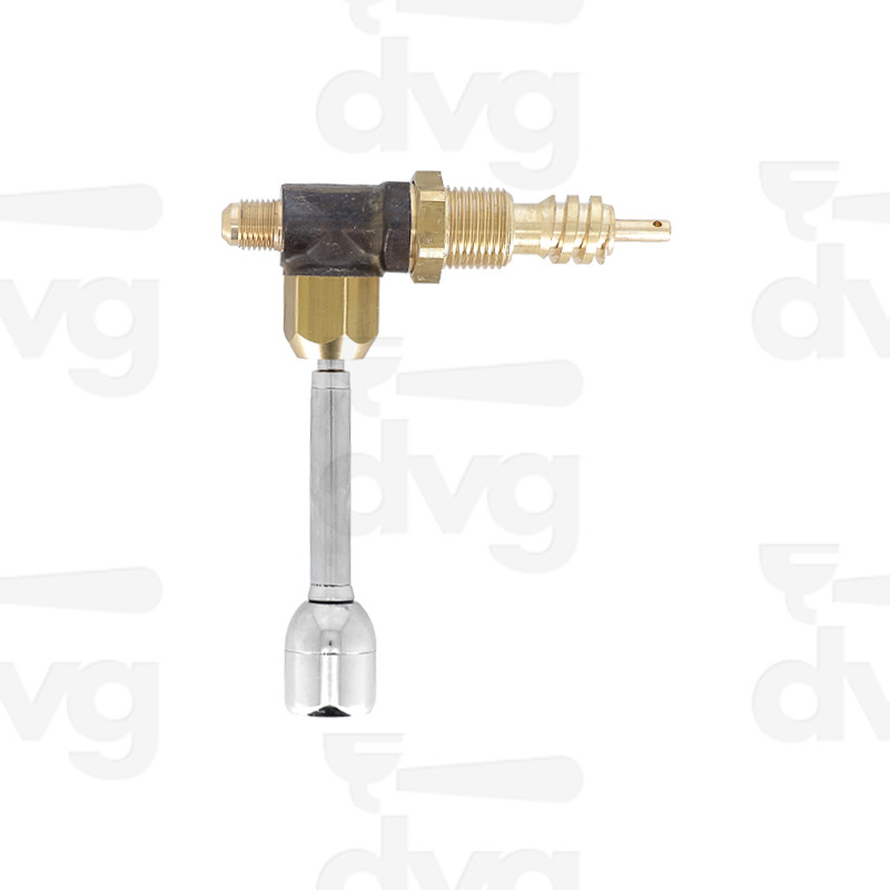RUBINETTO K16 RAPIDO CON LANCIA ACQUA INOX, FRANGIACQUA CROMATO