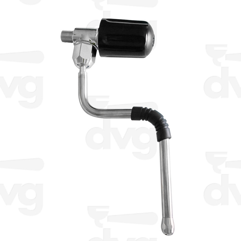 RUBINETTO COMPLETO TUBO VAPORE INOX