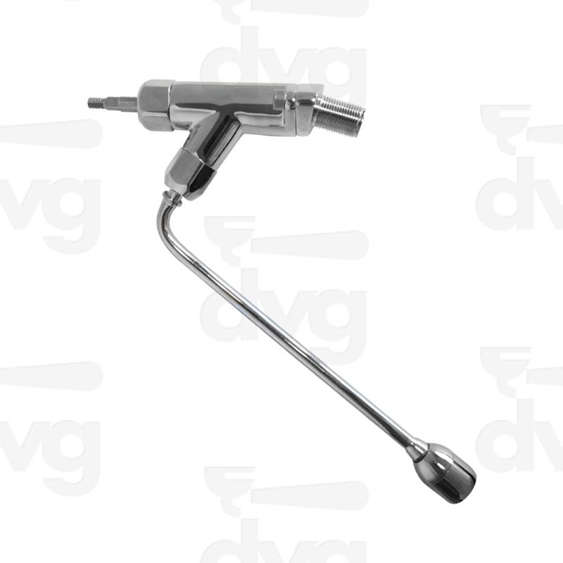 RUBINETTO ACQUA TIPO E61/REPLICA COMPLETO DI TUBO CROMATO E FRANGIACQUA