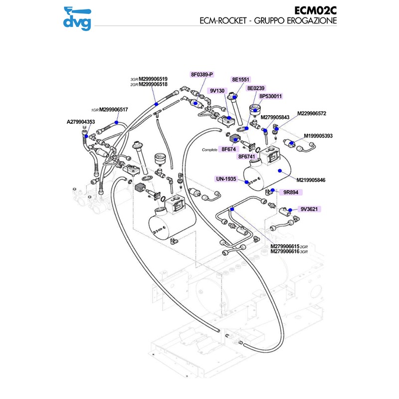 ROCKET / ECM ITALIA - GRUPPO EROGAZIONE MOD. R9V