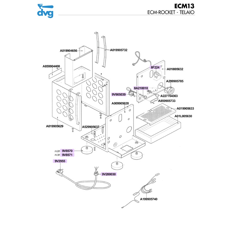 ROCKET / ECM ITALIA - TELAIO MOD. APPARTAMENTO