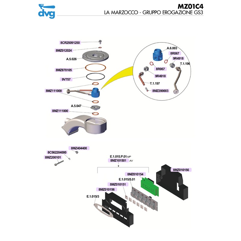 LA MARZOCCO - GRUPPO EROGAZIONE GS3