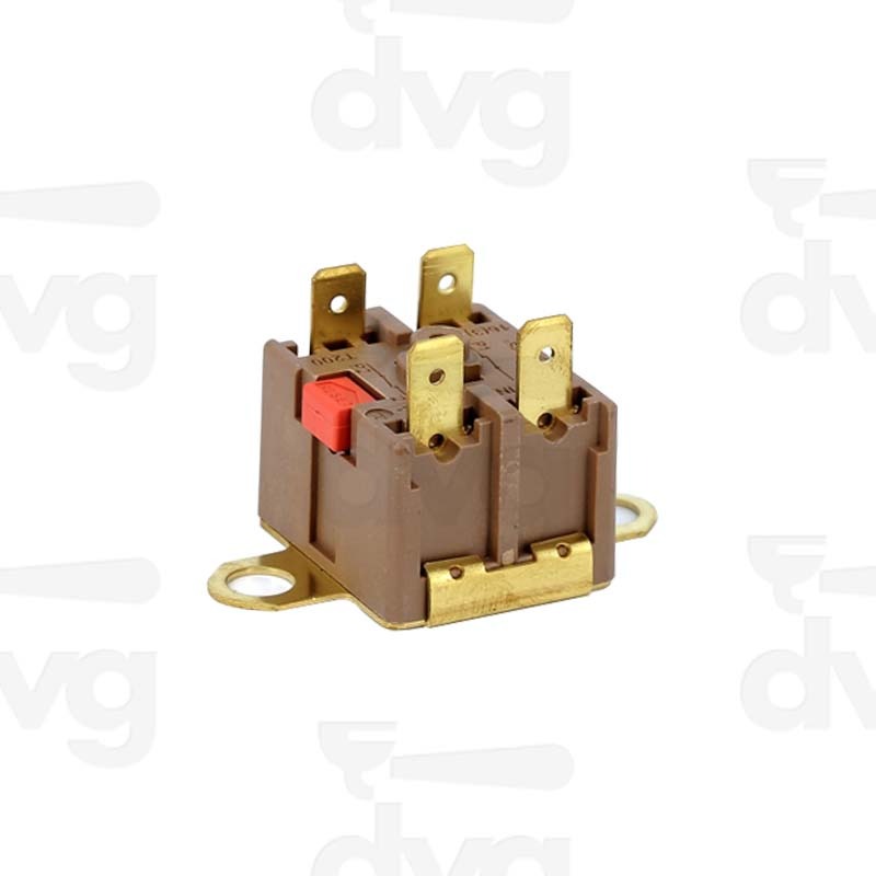 TERMOSTATO BIPOLARE TY62/R 100° A RIARMO MANUALE STAFFA 2F FV SICUREZZA CALDAIA 