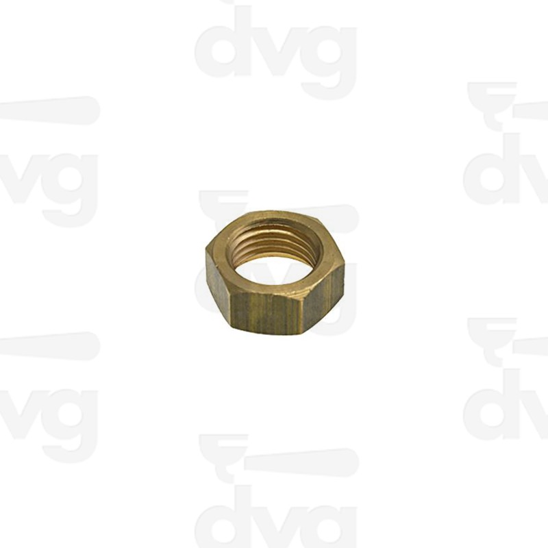 DADO 1/4" GAS OTTONE ESAGONO 17X7,5MM