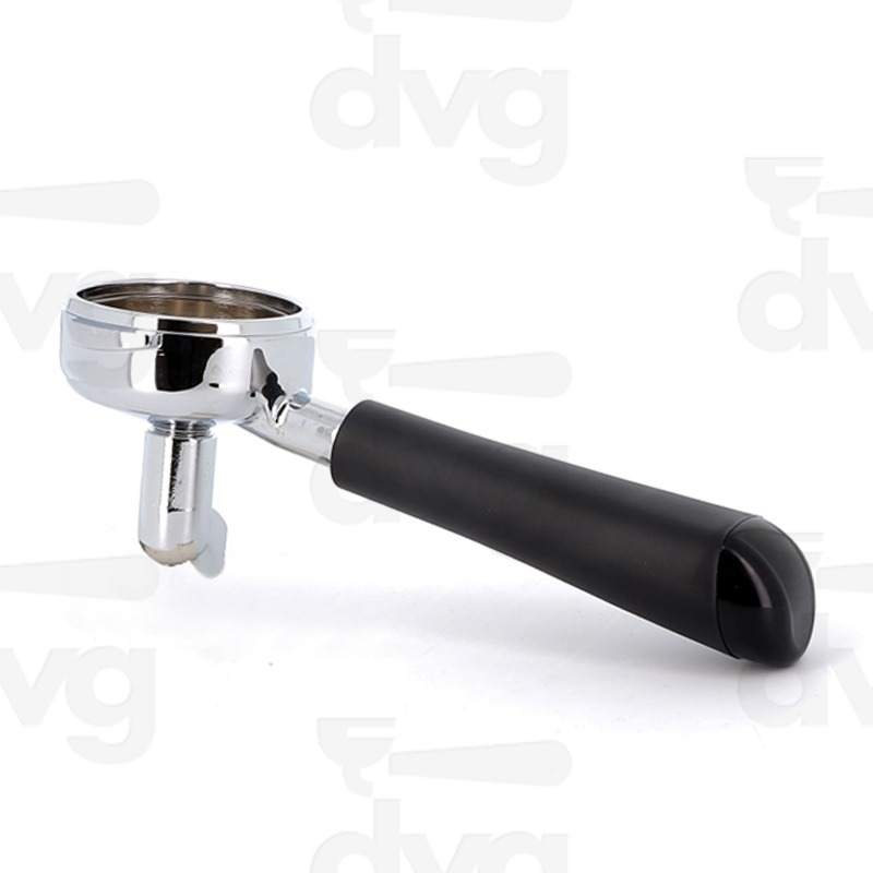 PORTAFILTRO COMPATIBILE FAEMA ORIG. CON MANOPOLA SUPERIOR E TAPPO NERO, BECCUCCIO 1 TAZZA