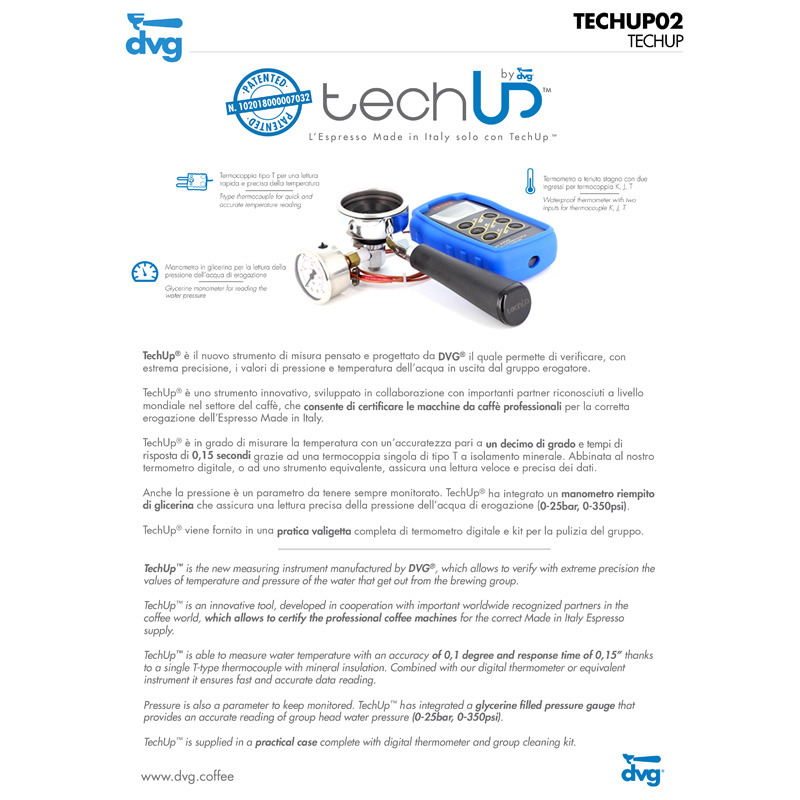 TECHUP™ - TEST PRESSIONE E TEMPERATURA