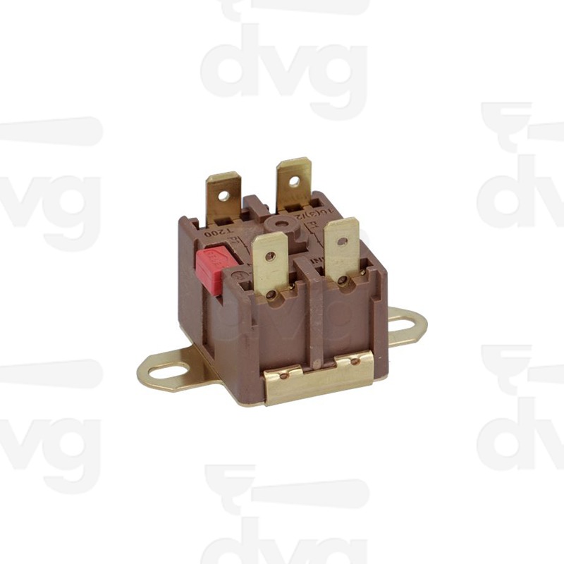 TERMOSTATO BIPOLARE TY62/R 100° A RIARMO MANUALE STAFFA 2F FV SICUREZZA CALDAIA